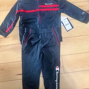New champion toddler boy zip up set size 24 months